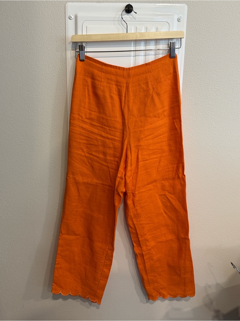 Reformation Liam Linen Pants in Citrus